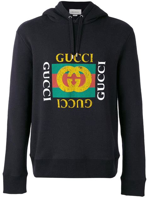 gucci oversized logo hoodie.